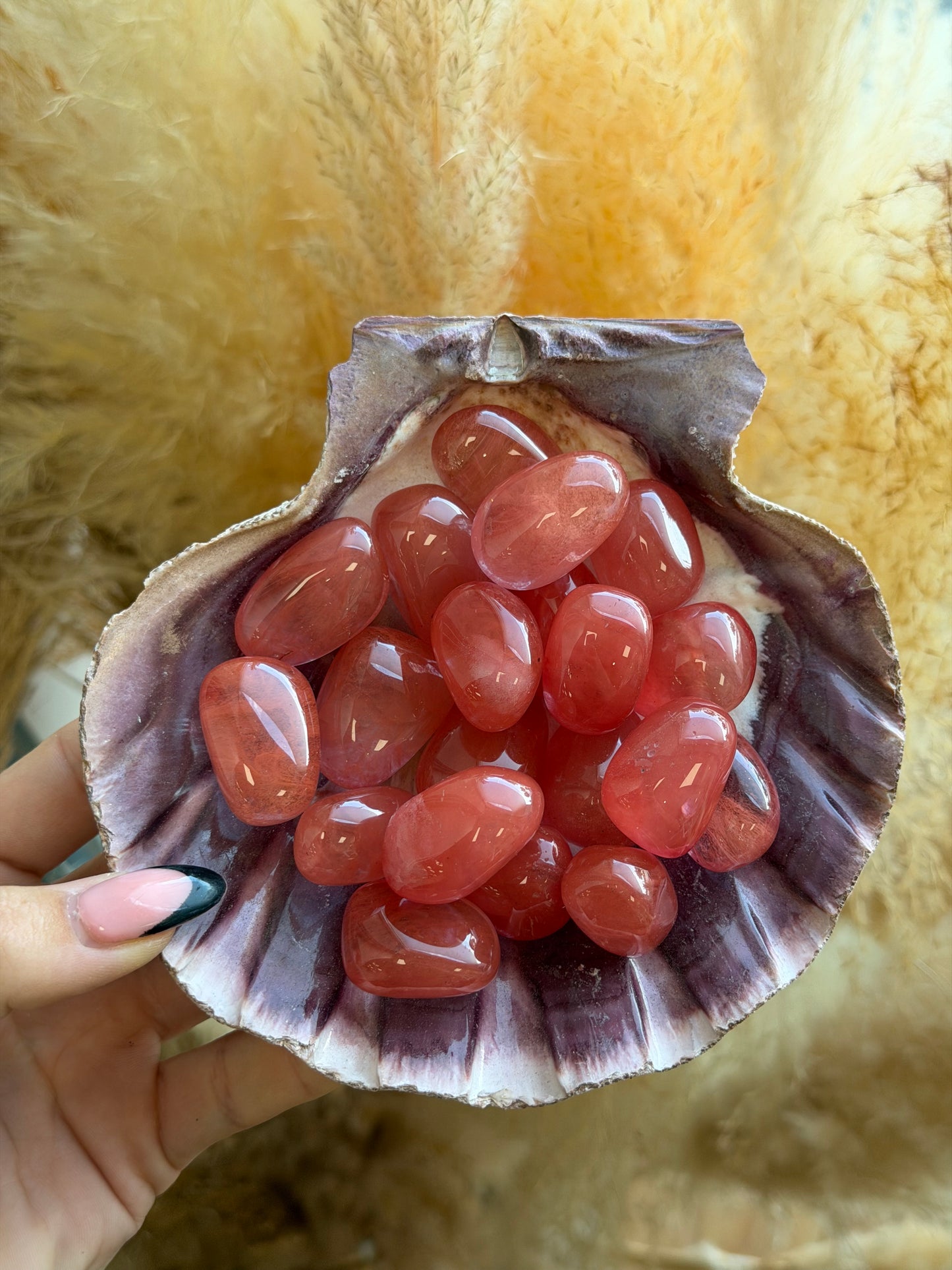 Strawberry Obsidian