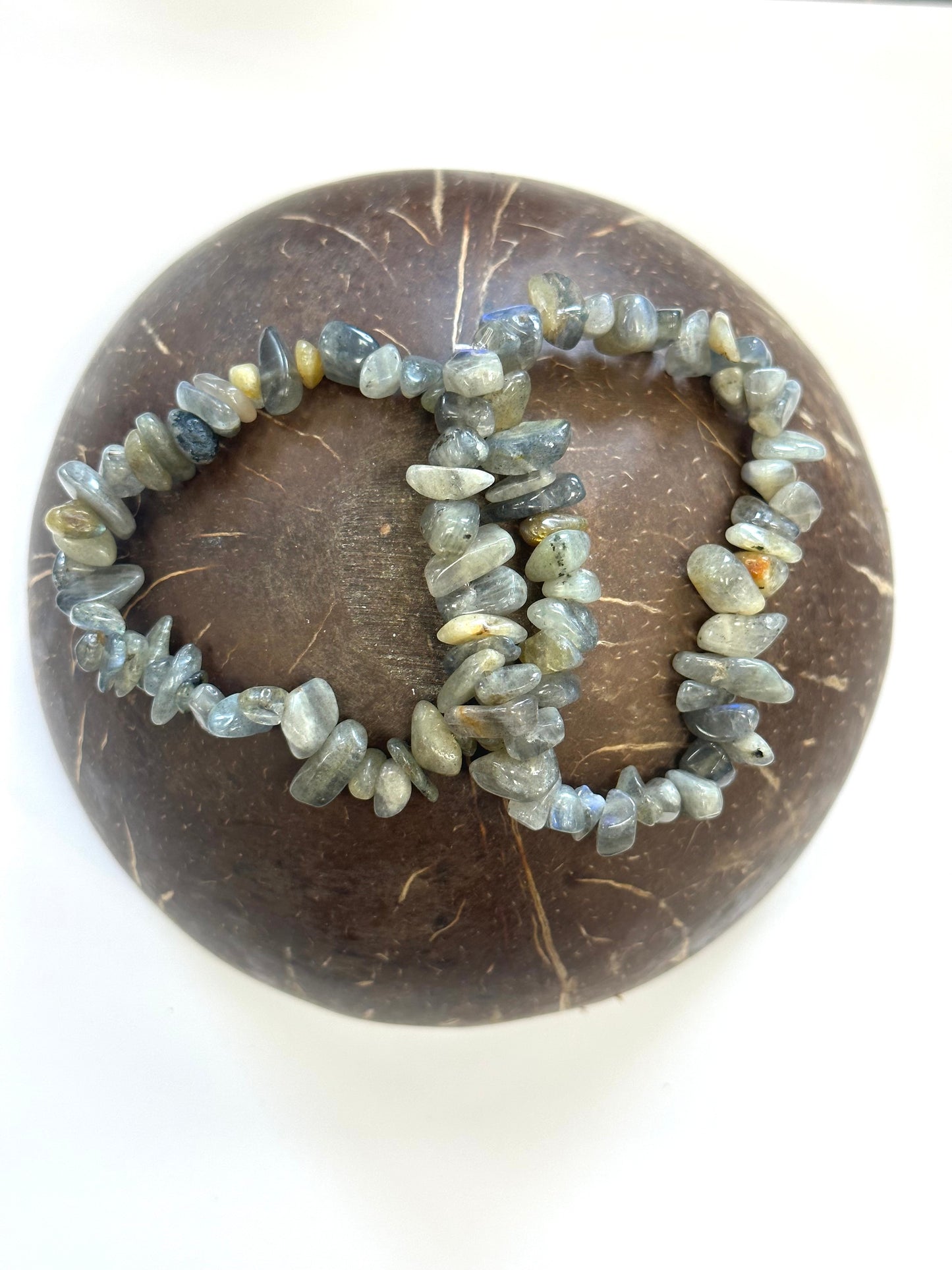 Labradorite Chip Stone Bracelet - Transformation