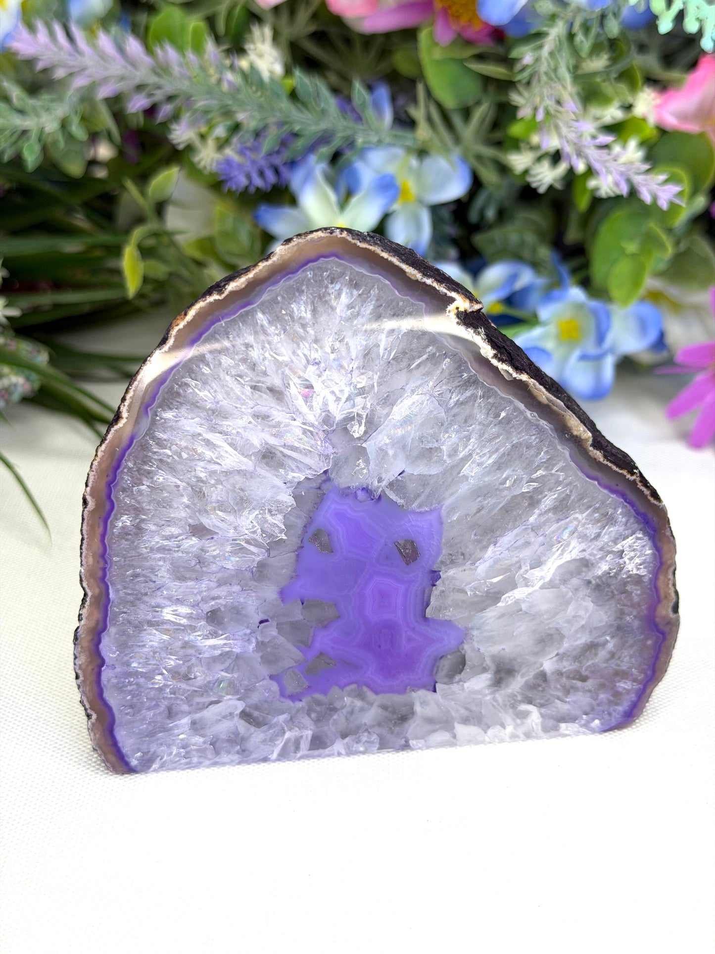 Purple Agate Geode