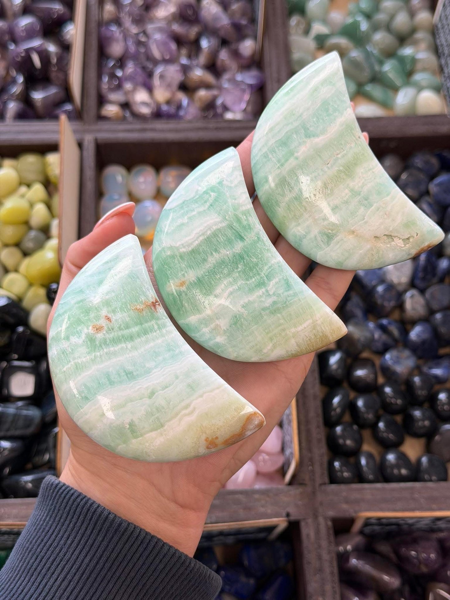 Caribbean Calcite Moon