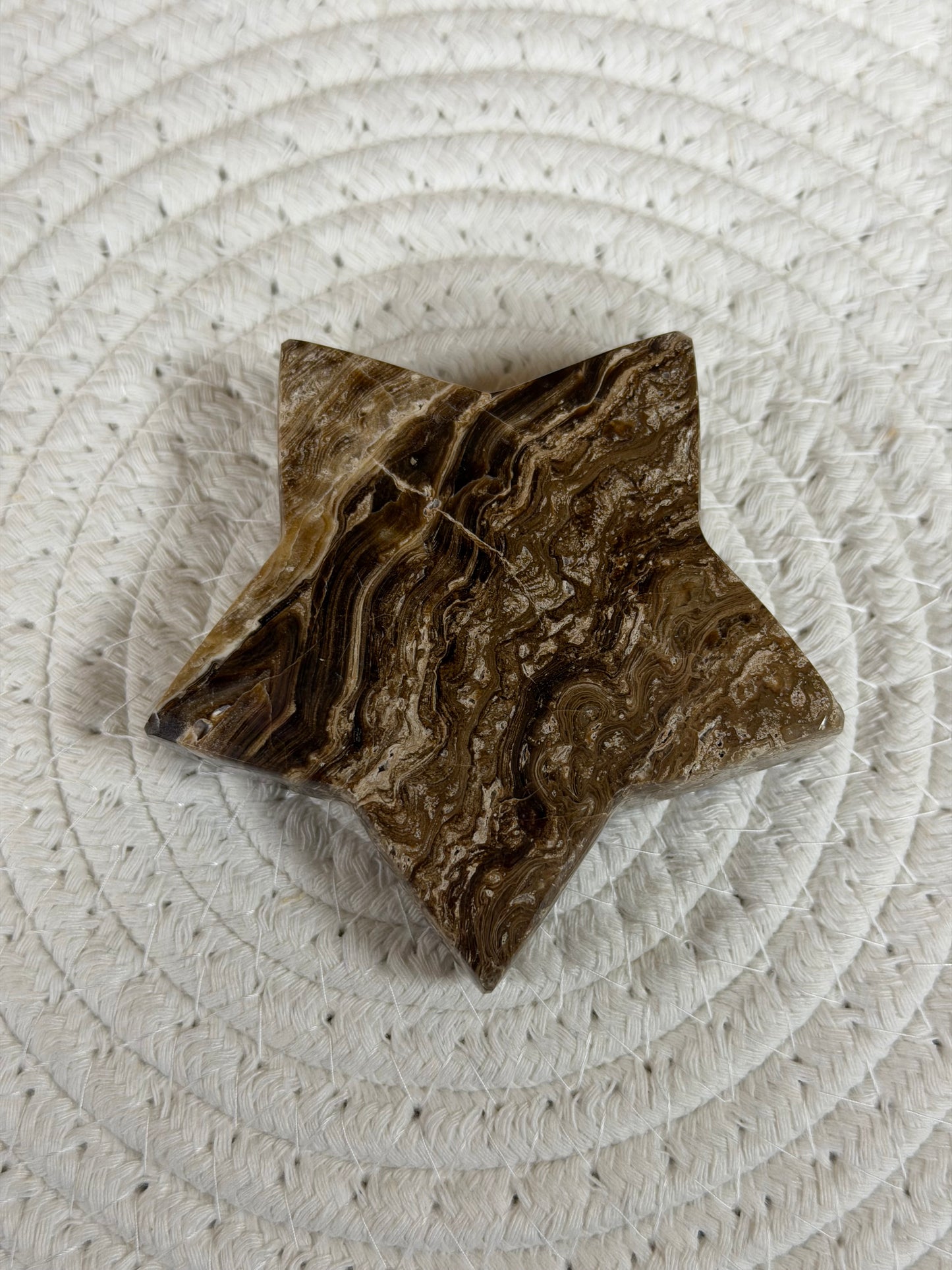 Chocolate Calcite Star