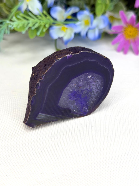 Purple Agate Geode