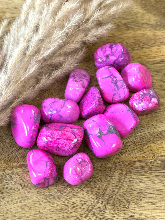 Pink Howlite Tumble Stone