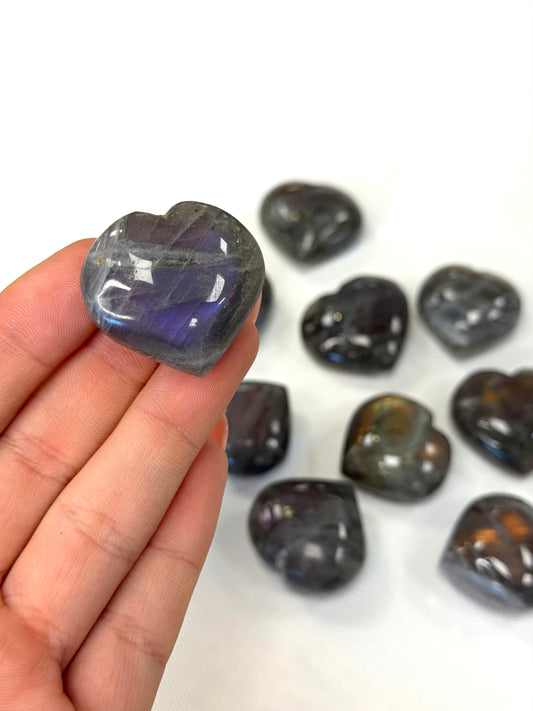 Labradorite Mini Pocket Heart