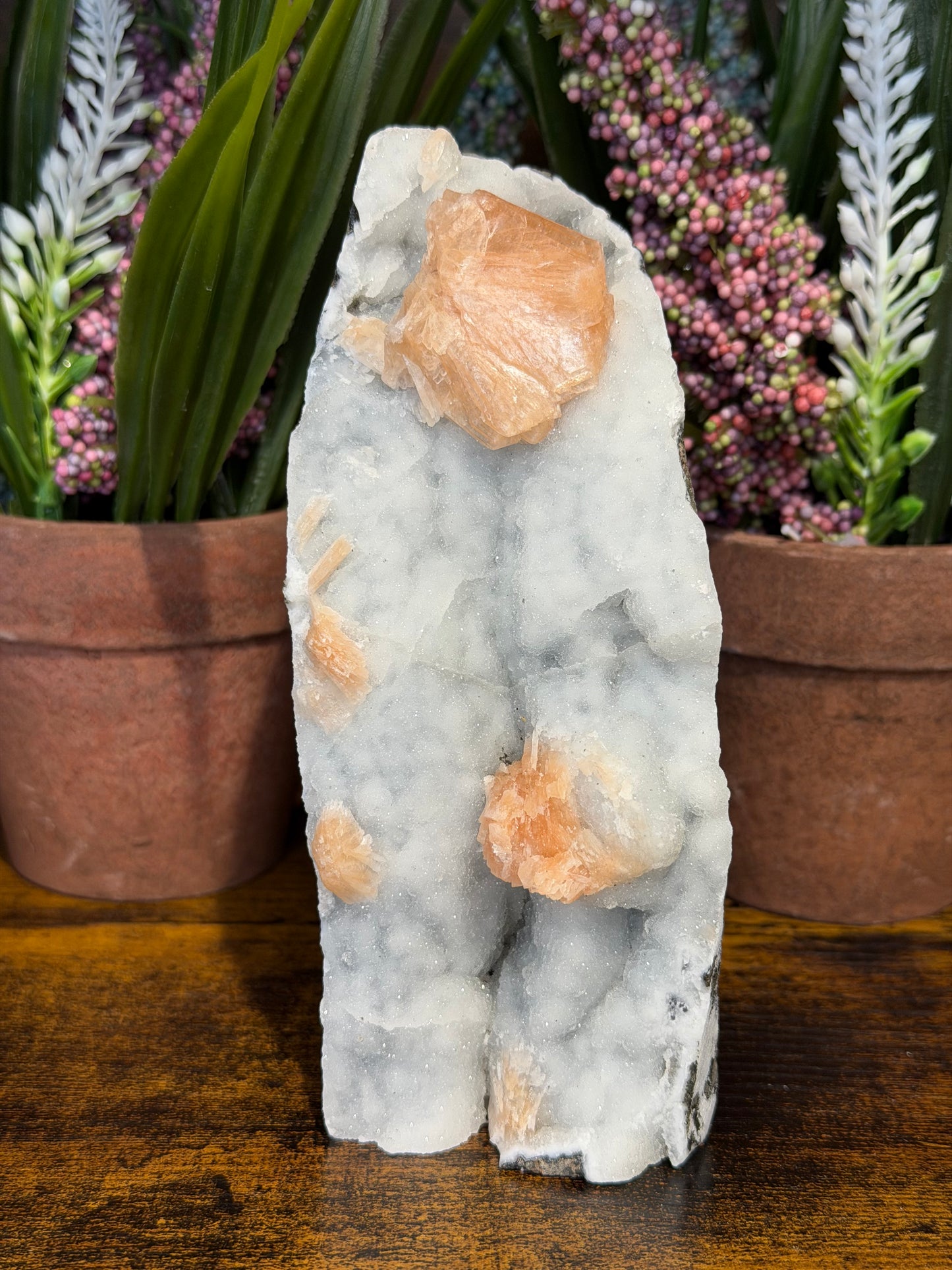 Quartz & Stilbite
