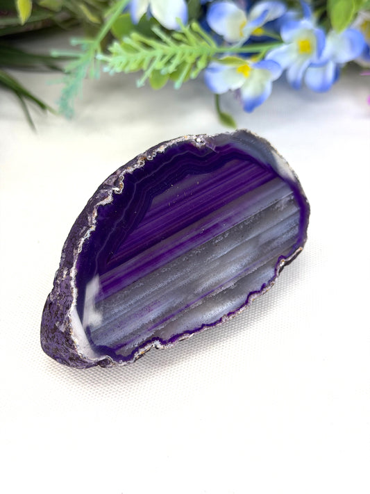 Purple Agate Geode