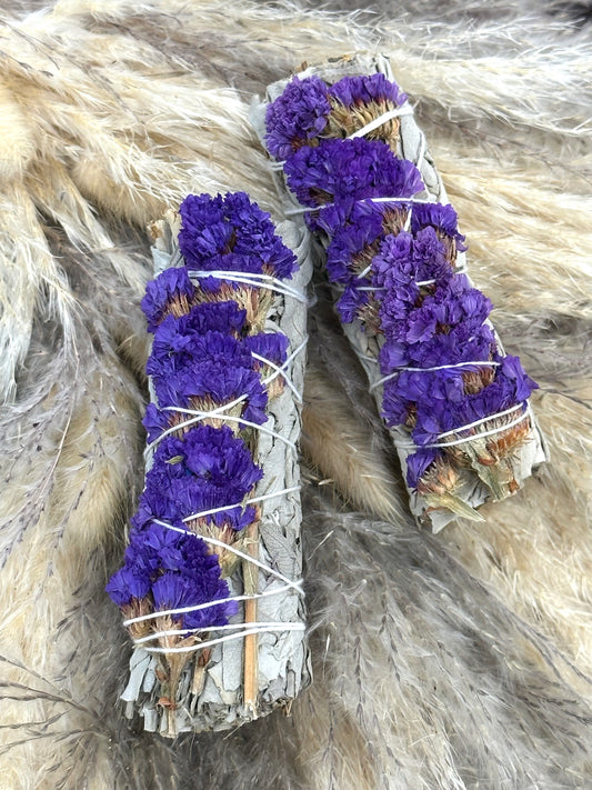 White Sage with Purple Sinuata