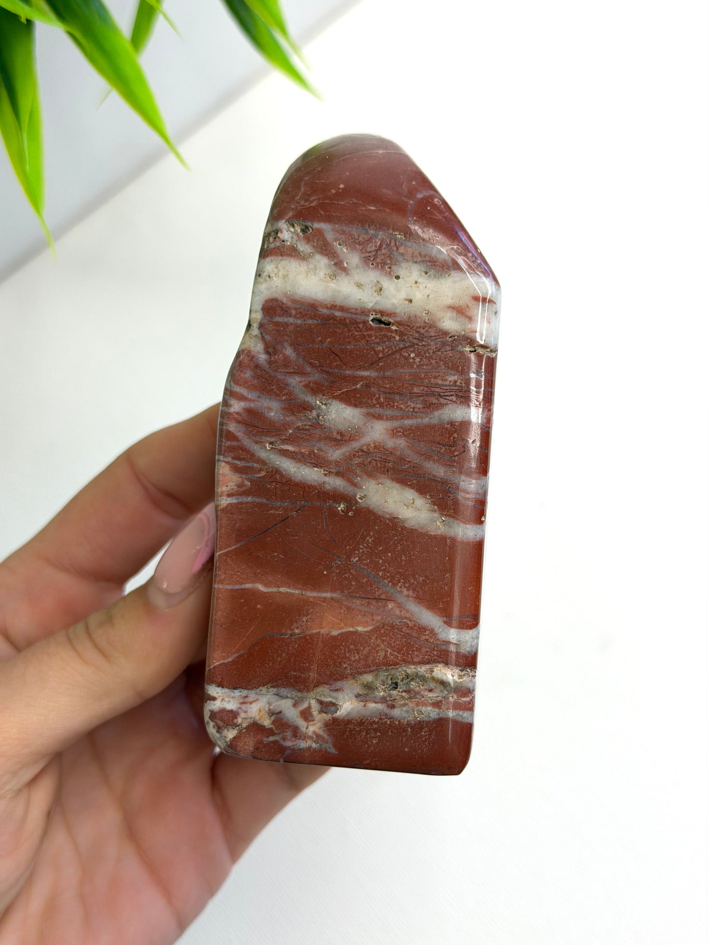 Red Jasper & Quartz Freeform