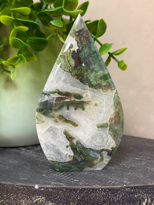 Moss Agate Flame