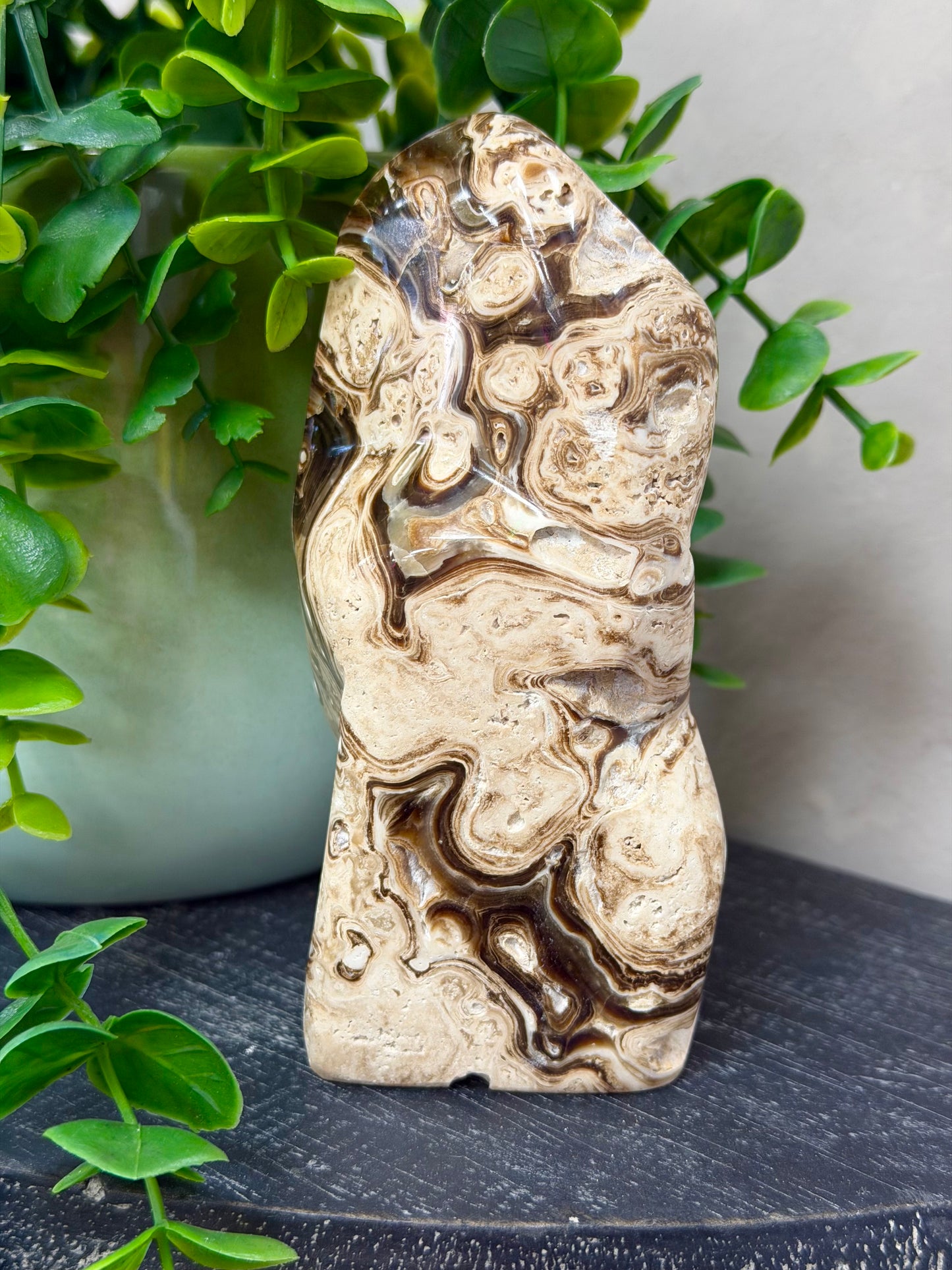 Chocolate Calcite Freeform