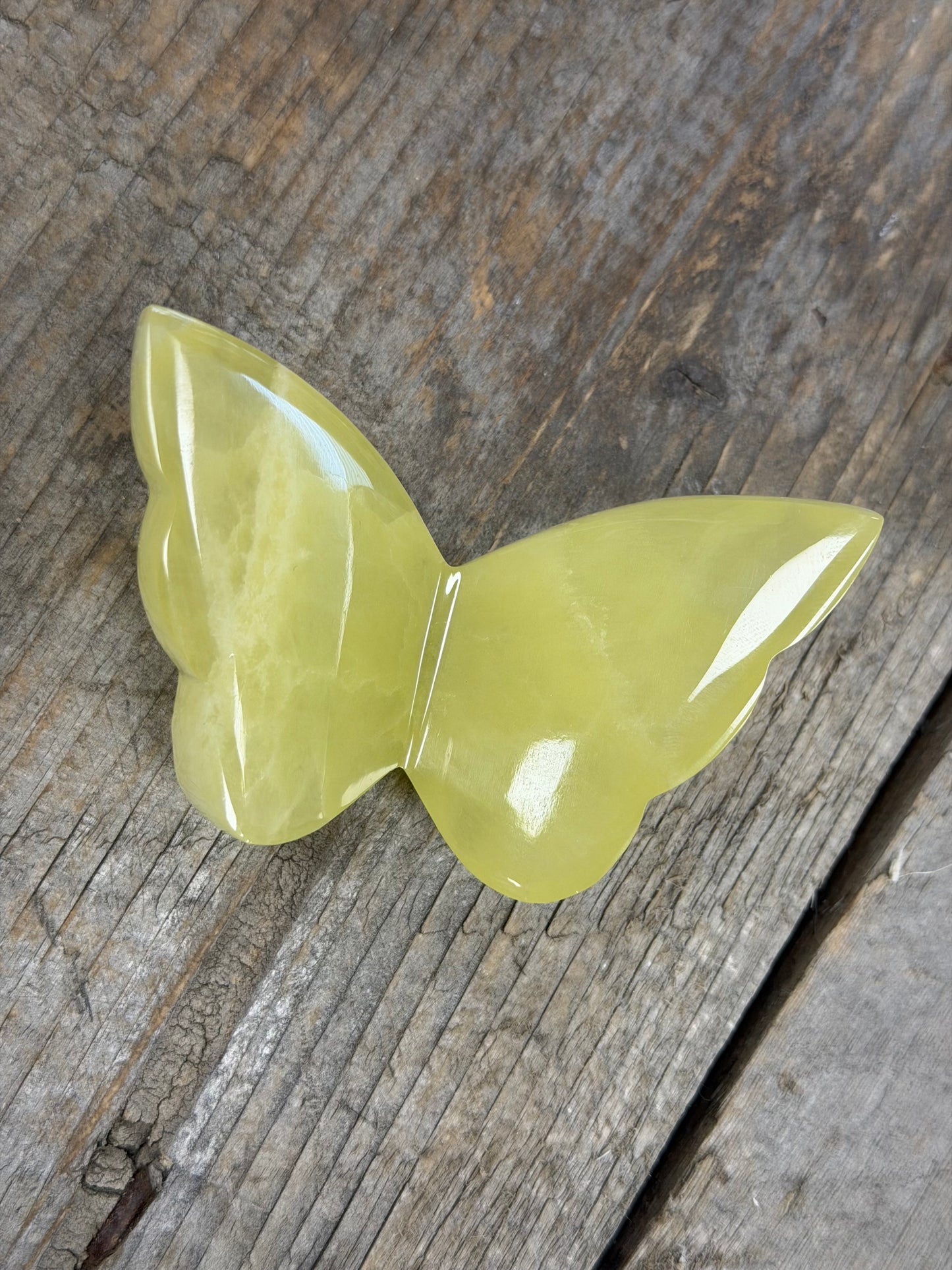 Lemon Calcite Butterfly