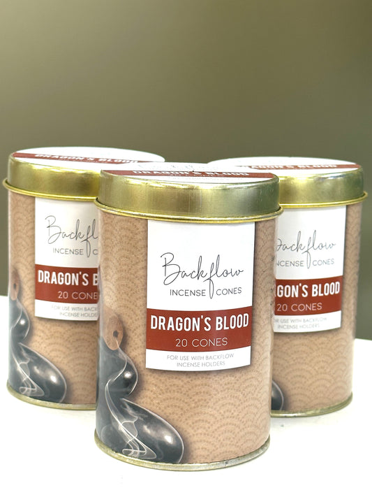 Dragons Blood Back Flow Cones