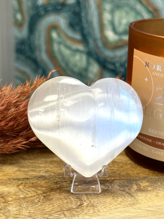 Selenite Heart