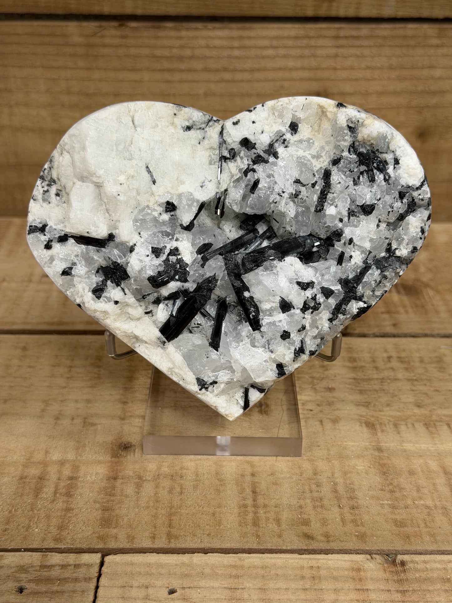 Tourmaline & Quartz Statement Heart