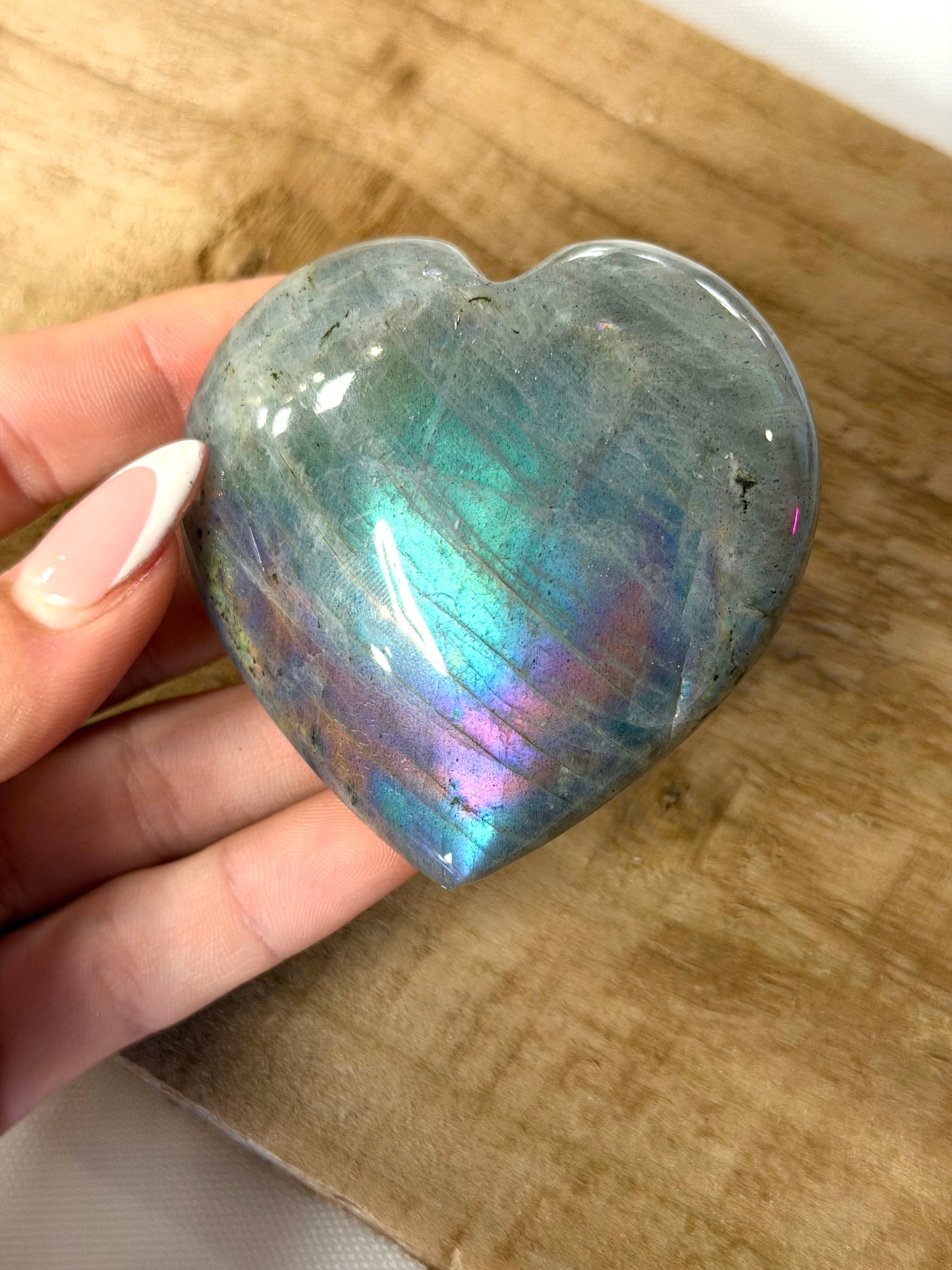 Universal Labradorite Heart