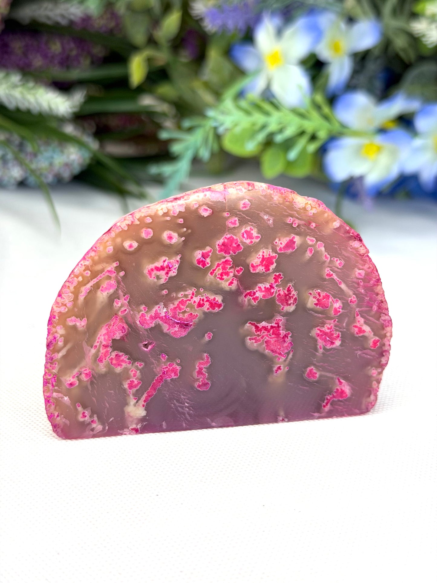 Pink Agate Geode