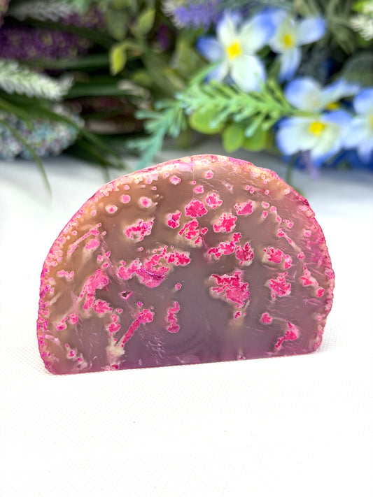 Pink Agate Geode