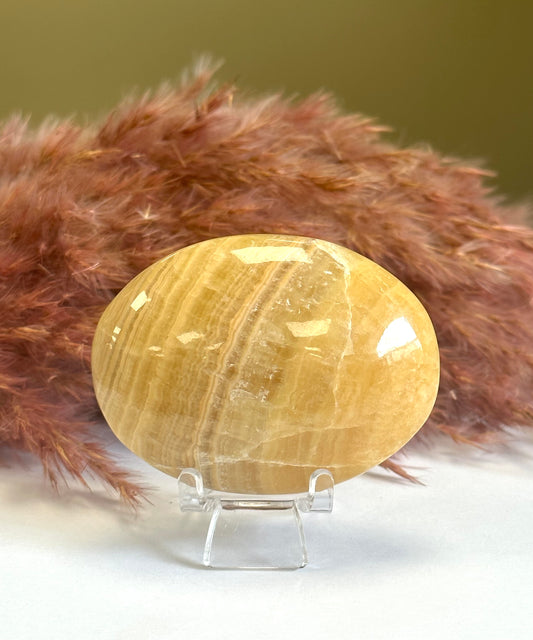 Orange Calcite Palm 2