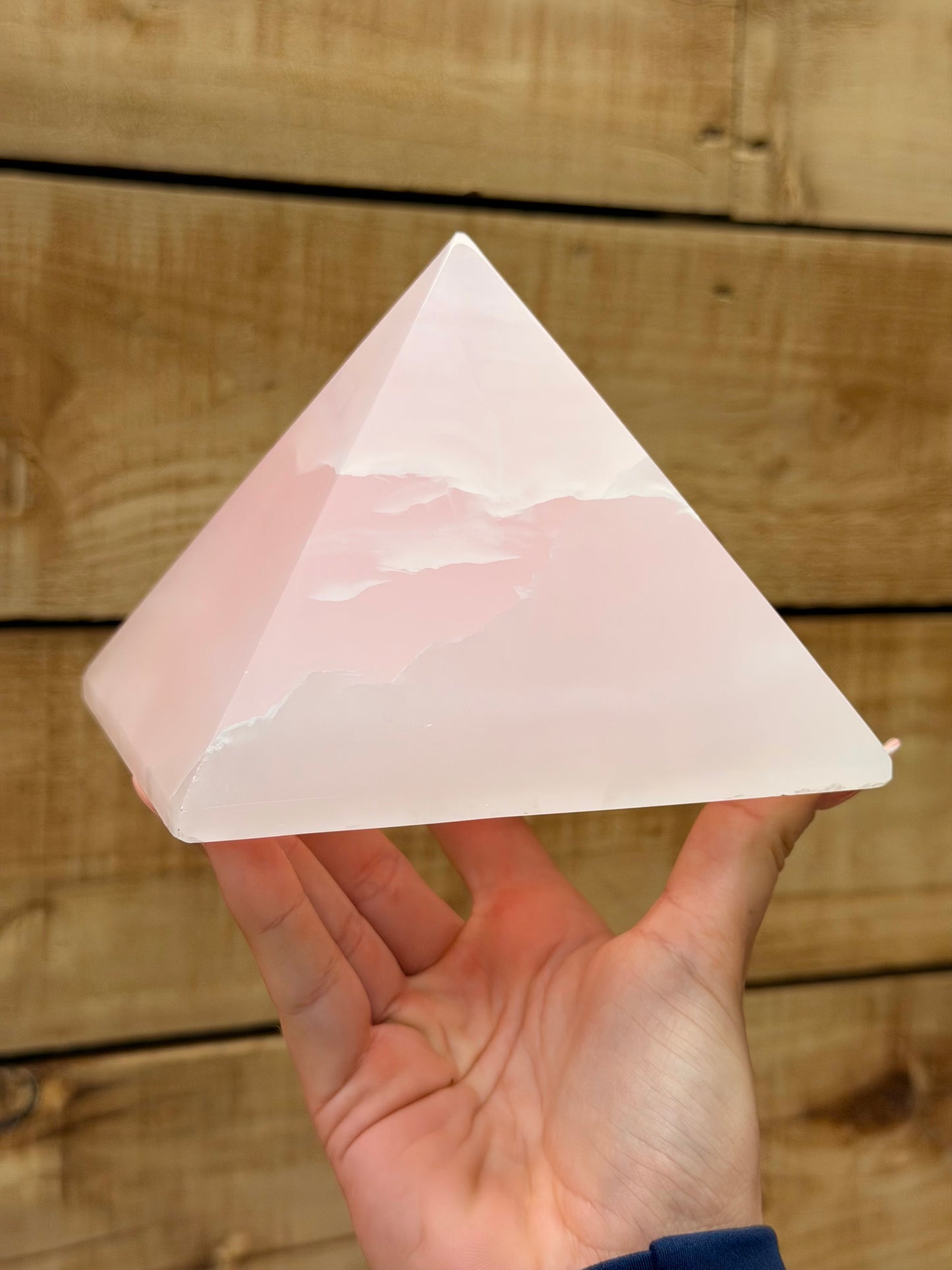 Pink Mangano Large Pyramid