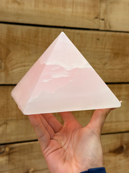 Pink Mangano Large Pyramid