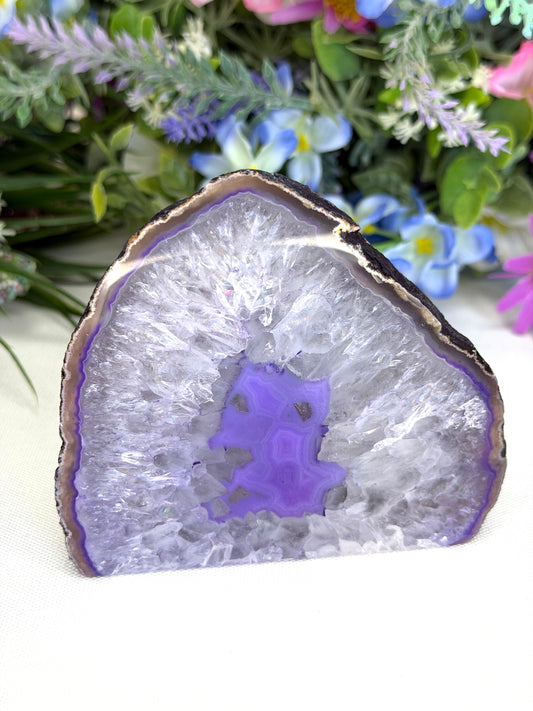 Purple Agate Geode