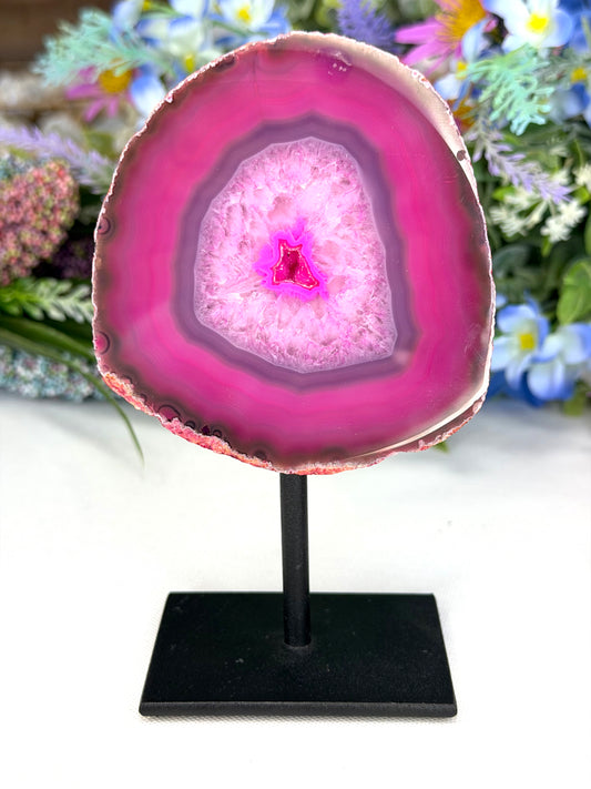 Pink Agate Stand
