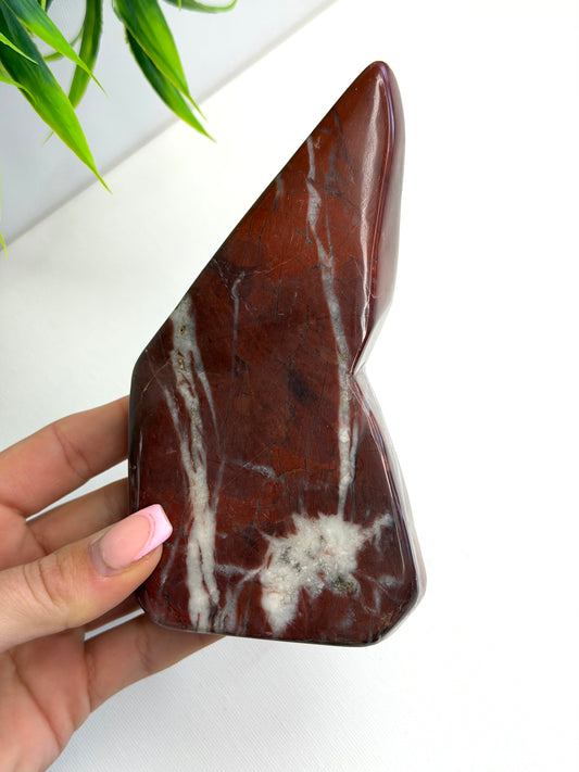 Red Jasper & Quartz Freeform