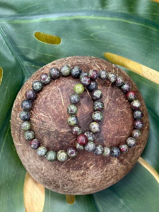 Dragons Blood 8mm Beaded Bracelet - Chakra Activation