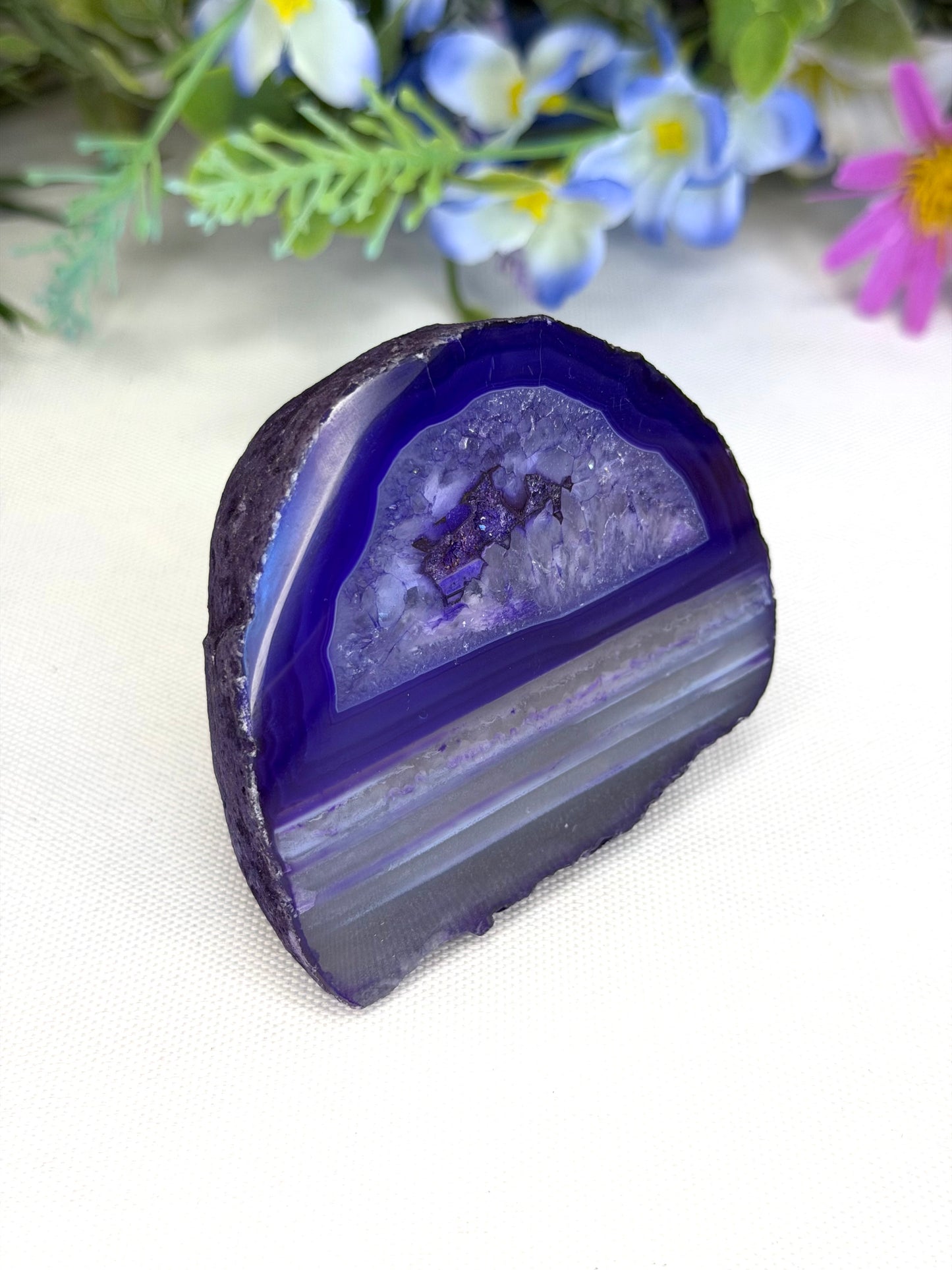Purple Agate Geode
