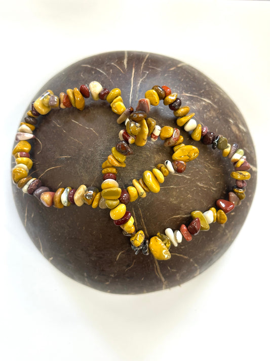 Mookaite Chip Stone Bracelet - New Ideas, Versatility