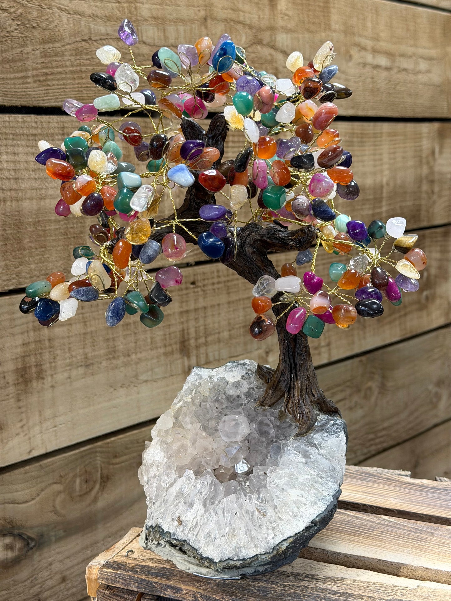Mixed Giant Crystal Tree on Quartz Base (Click & Collect Only)