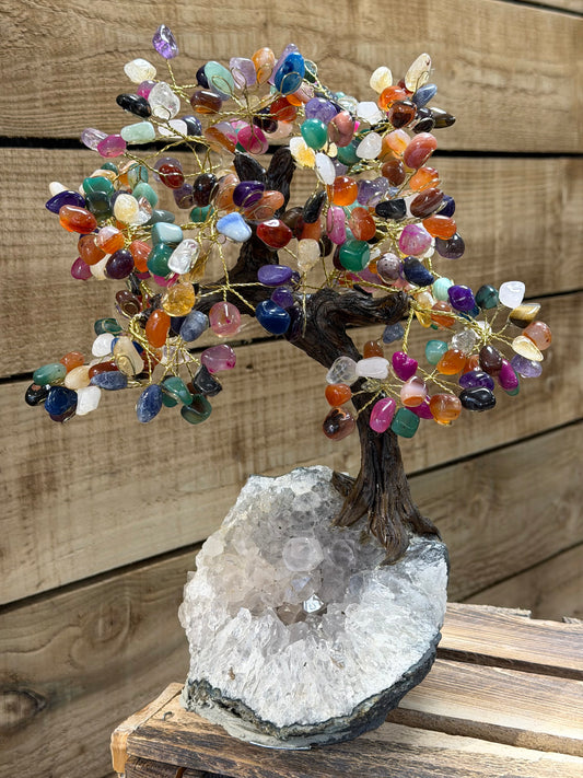 Mixed Giant Crystal Tree on Quartz Base (Click & Collect Only)